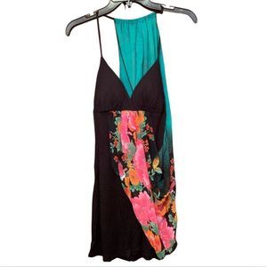 Flamingo floral dress